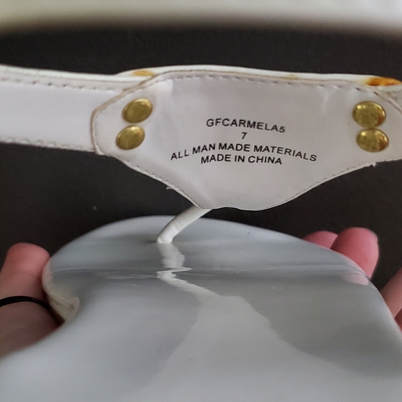 T-Strap Patent Sandals - Picture 2 of 4